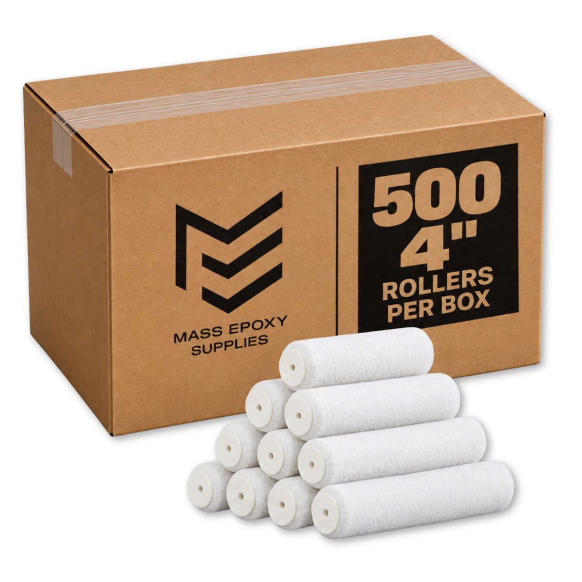 Polyester 4" 10 Pack - 50 packs of 10
