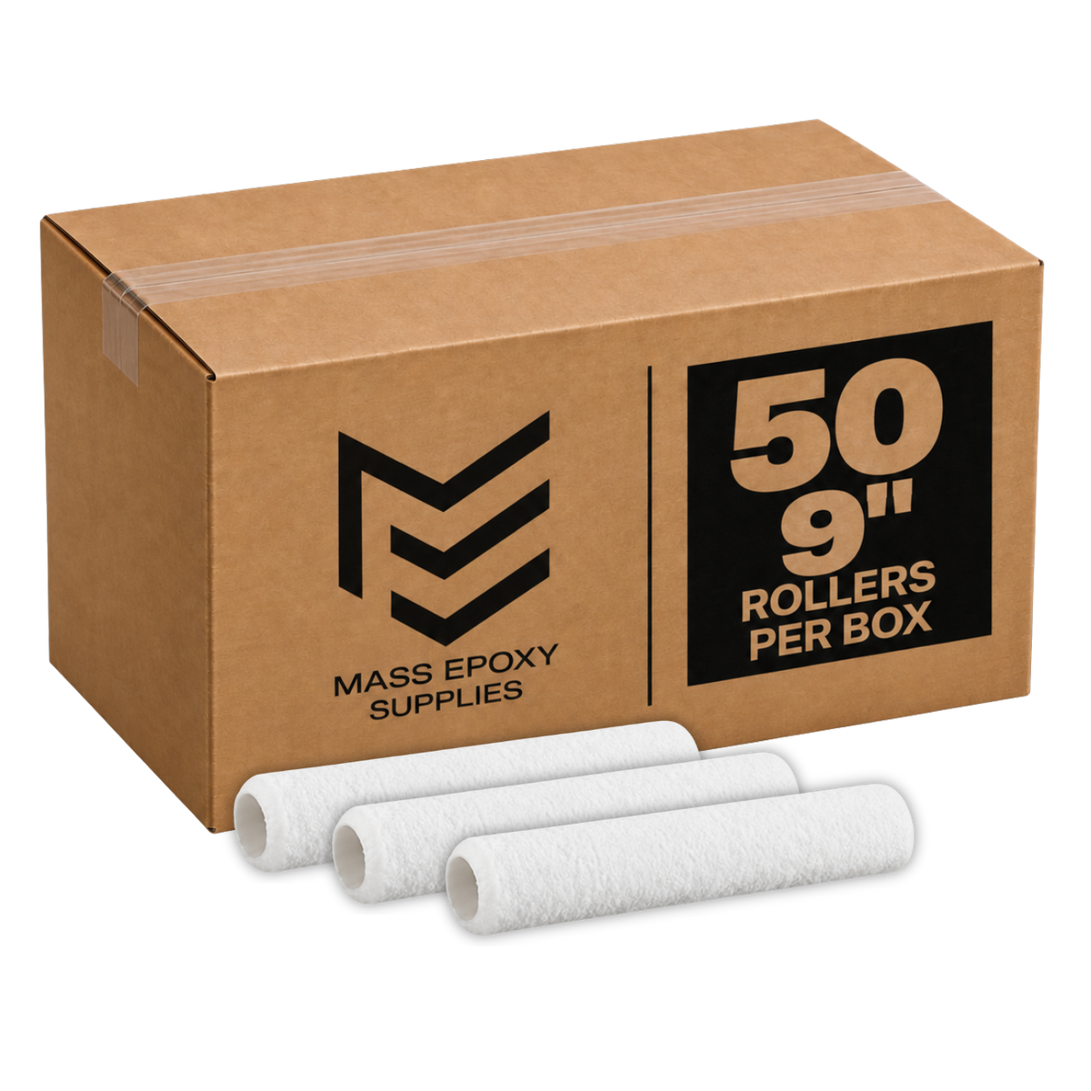 Polyester 9" -  3/8" Nap - Box of 50