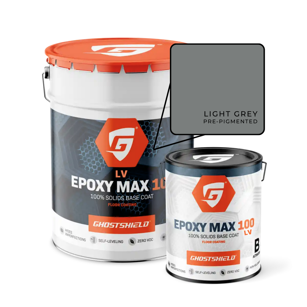 Epoxy Max 100 LV Pre-Pigmented Light Grey