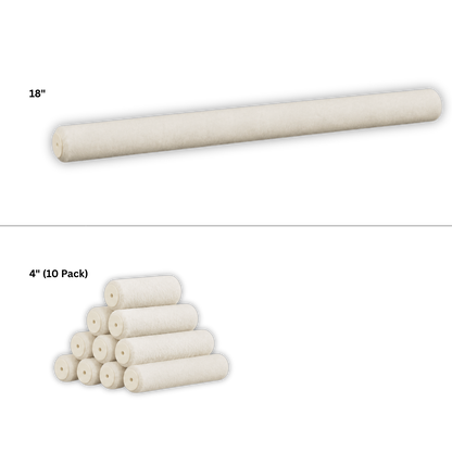 Microfiber Roller Covers - 4" & 18"